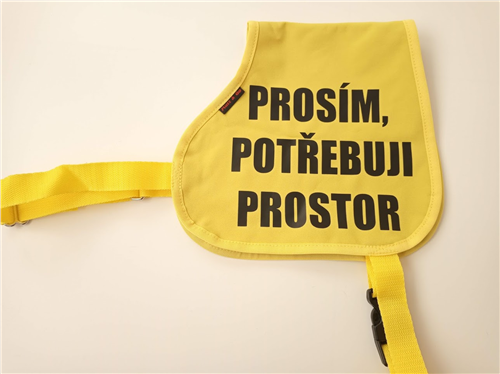 Pracovní vesta s nápisem, vel. L - foto 1