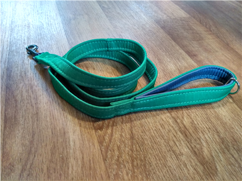 Softshellové vodítko 150 cm smaragdově zelené - foto 1