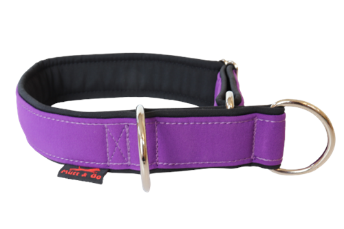 Obojek EASY 4 cm, 30 - 45 cm, fialovo - černý - foto 1