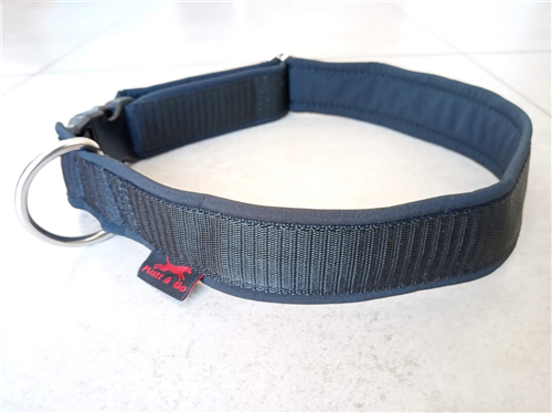 Obojek 4 cm, 40 - 65 cm, černý - foto 1