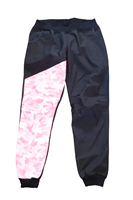 Obrázek k Zimní dámské kalhoty s růžovým reflexním maskáčem L/76