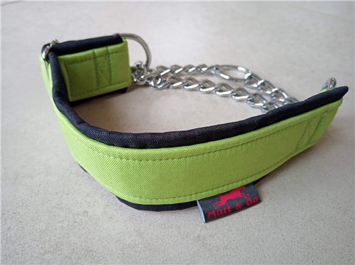 Softshellový obojek 4 cm, 30 - 40 cm, zeleno - černý - foto 1