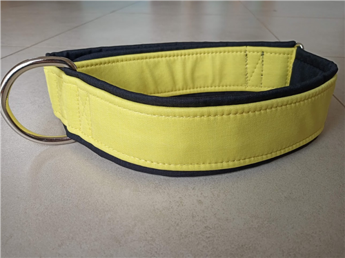Softshellový obojek 5 cm, 40 - 60 cm, žluto - černý - foto 1