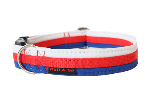 Obojek ČR trikolora 2,5 cm, 30 - 45 cm - foto 1